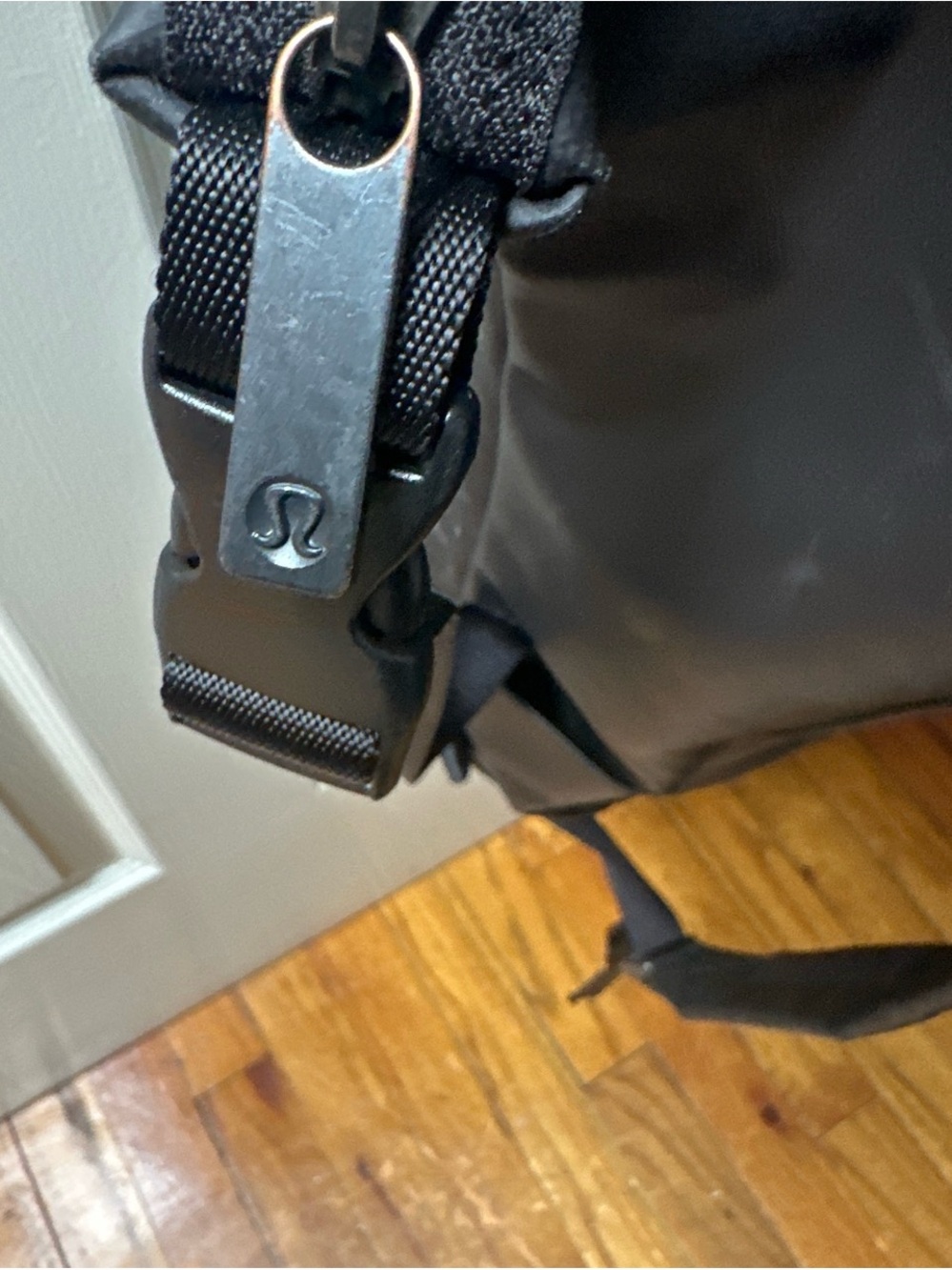 lululemon athletica Black Men's Backpack with Branded Zipper Pull